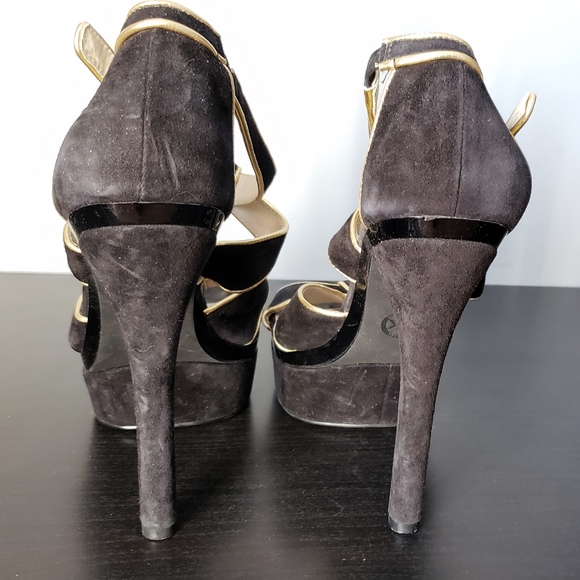 Michael Kors | Suede Platform Heels - Picture 5 of 5